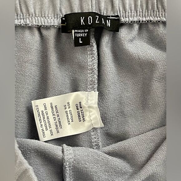 Kozan, Palazzo Elastic Waist Pants w/ Pockets, Front Inverted Pleats 85%… - Picture 10 of 10